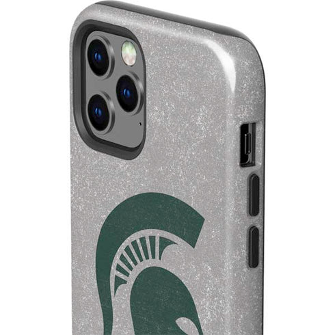 Michigan State University Grey Spartans Logo iPhone 12 Pro Impact Case