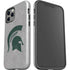 Michigan State University Grey Spartans Logo iPhone 12 Pro Impact Case