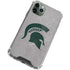 Michigan State University Grey Spartans Logo iPhone 12 Pro Max Clear Case