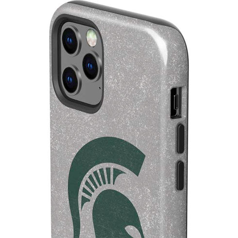 Michigan State University Grey Spartans Logo iPhone 12 Pro Max Impact Case
