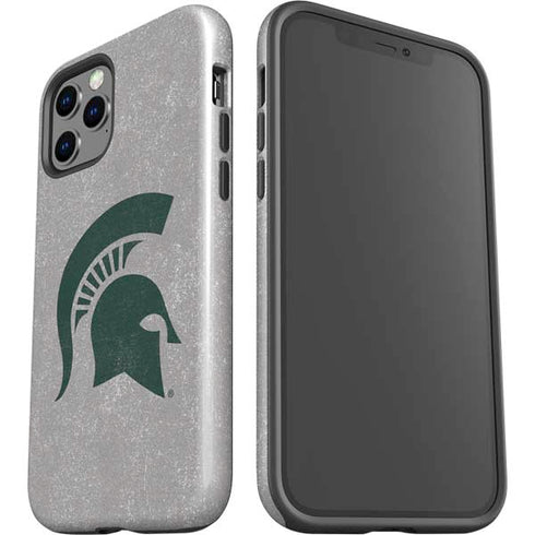 Michigan State University Grey Spartans Logo iPhone 12 Pro Max Impact Case
