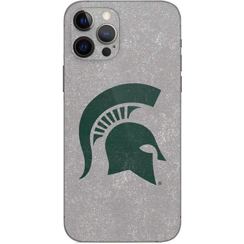 Michigan State University Grey Spartans Logo iPhone 12 Pro Skin