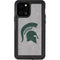 Michigan State University Grey Spartans Logo iPhone 12 Pro Waterproof Case