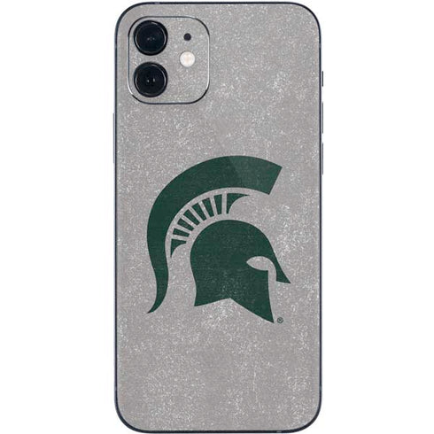 Michigan State University Grey Spartans Logo iPhone 12 Skin