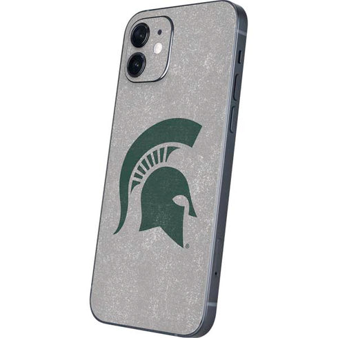 Michigan State University Grey Spartans Logo iPhone 12 Skin