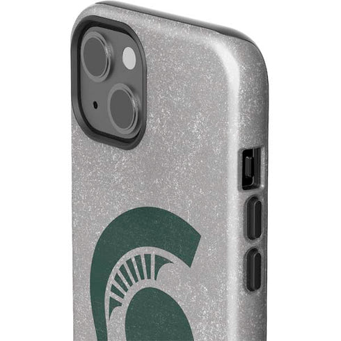 Michigan State University Grey Spartans Logo iPhone 13 Impact Case