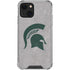 Michigan State University Grey Spartans Logo iPhone 13 Mini Clear Case