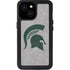 Michigan State University Grey Spartans Logo iPhone 13 Mini Waterproof Case