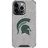Michigan State University Grey Spartans Logo iPhone 13 Pro Clear Case