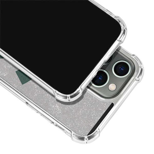 Michigan State University Grey Spartans Logo iPhone 13 Pro Clear Case