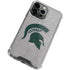 Michigan State University Grey Spartans Logo iPhone 13 Pro Clear Case