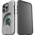 Michigan State University Grey Spartans Logo iPhone 13 Pro Impact Case