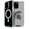 Michigan State University Grey Spartans Logo iPhone 13 Pro Max MagSafe Case