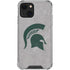 Michigan State University Grey Spartans Logo iPhone 14 Clear Case