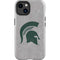 Michigan State University Grey Spartans Logo iPhone 15 Plus Impact Case