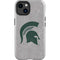 Michigan State University Grey Spartans Logo iPhone 14 Plus Impact Case