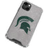 Michigan State University Grey Spartans Logo iPhone 14 Plus Clear Case