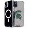 Michigan State University Grey Spartans Logo iPhone 15 Plus MagSafe Case