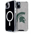 Michigan State University Grey Spartans Logo iPhone 15 Plus MagSafe Case