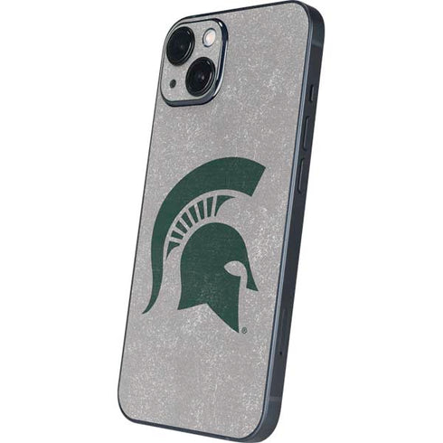 Michigan State University Grey Spartans Logo iPhone 14 Plus Skin