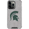 Michigan State University Grey Spartans Logo iPhone 15 Pro Clear Case