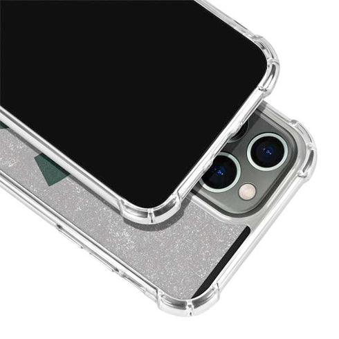 Michigan State University Grey Spartans Logo iPhone 15 Pro Clear Case