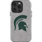 Michigan State University Grey Spartans Logo iPhone 14 Pro Impact Case