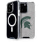 Michigan State University Grey Spartans Logo iPhone 14 Pro MagSafe Case