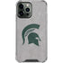 Michigan State University Grey Spartans Logo iPhone 14 Pro Max Clear Case