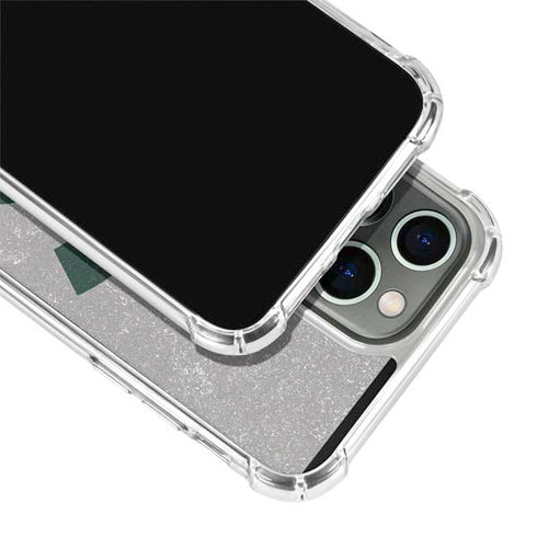 Michigan State University Grey Spartans Logo iPhone 14 Pro Max Clear Case