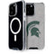 Michigan State University Grey Spartans Logo iPhone 14 Pro Max MagSafe Case