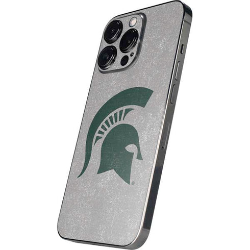 Michigan State University Grey Spartans Logo iPhone 14 Pro Max Skin