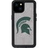 Michigan State University Grey Spartans Logo iPhone 15 Plus Waterproof Case