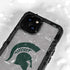 Michigan State University Grey Spartans Logo iPhone 15 Plus Waterproof Case