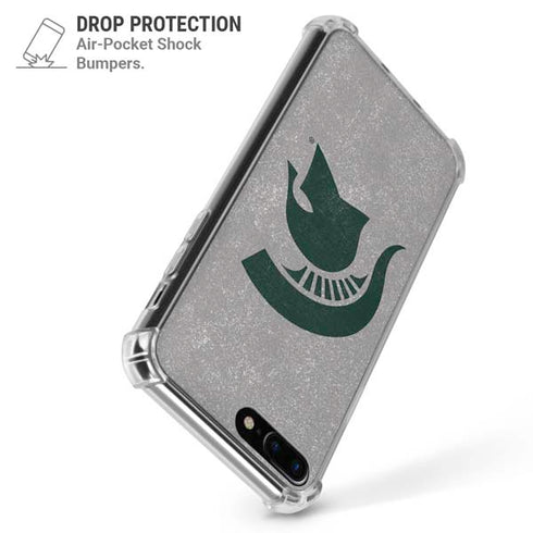 Michigan State University Grey Spartans Logo iPhone 7/8 Plus Clear Case