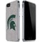 Michigan State University Grey Spartans Logo iPhone SE (2nd & 3rd Gen) Clear Case