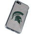 Michigan State University Grey Spartans Logo iPhone SE (2nd & 3rd Gen) Clear Case