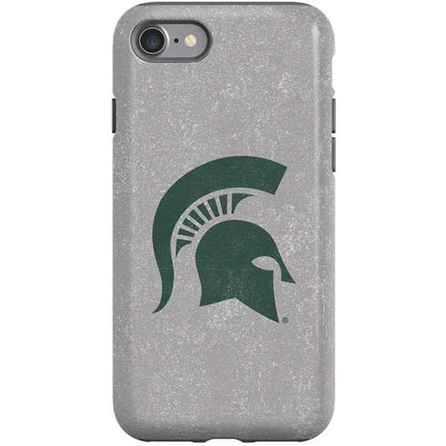 Michigan State University Grey Spartans Logo iPhone SE (2nd & 3rd Gen) Pro Case