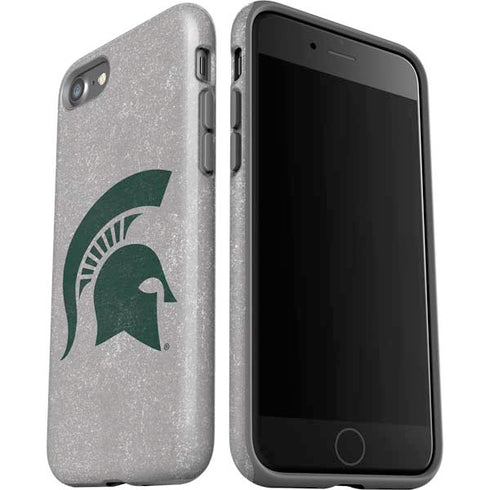 Michigan State University Grey Spartans Logo iPhone SE (2nd & 3rd Gen) Pro Case