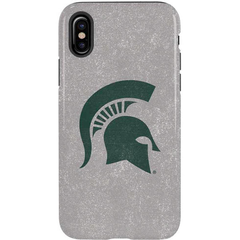 Michigan State University Grey Spartans Logo iPhone X Pro Case