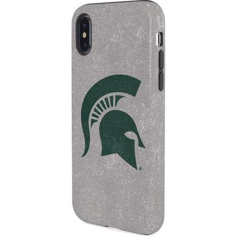 Michigan State University Grey Spartans Logo iPhone X Pro Case