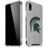 Michigan State University Grey Spartans Logo iPhone XR Clear Case
