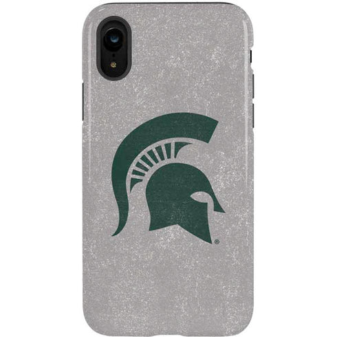 Michigan State University Grey Spartans Logo iPhone XR Pro Case