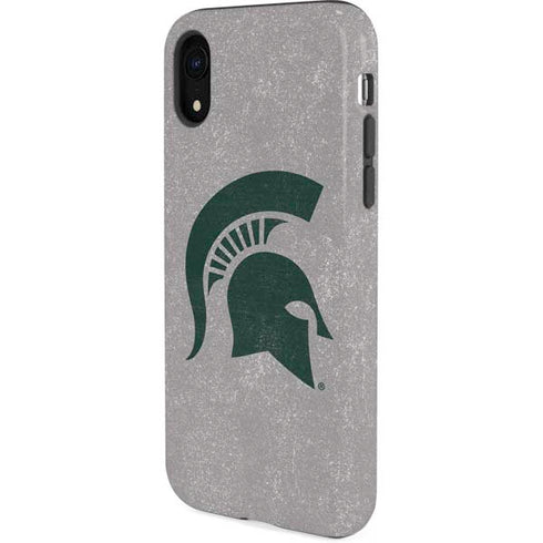 Michigan State University Grey Spartans Logo iPhone XR Pro Case