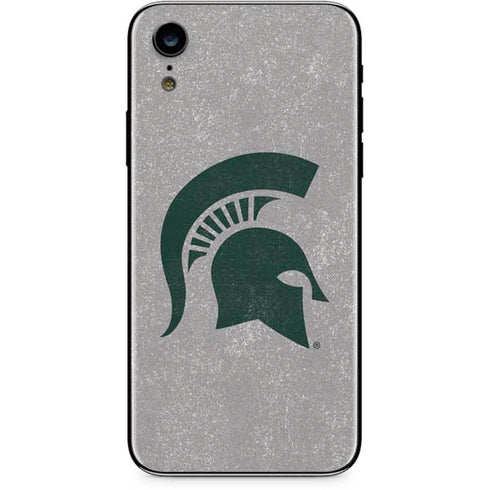 Michigan State University Grey Spartans Logo iPhone XR Skin