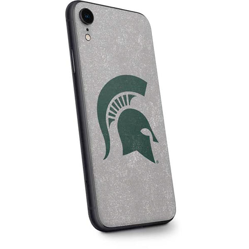 Michigan State University Grey Spartans Logo iPhone XR Skin