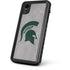 Michigan State University Grey Spartans Logo iPhone XR Waterproof Case