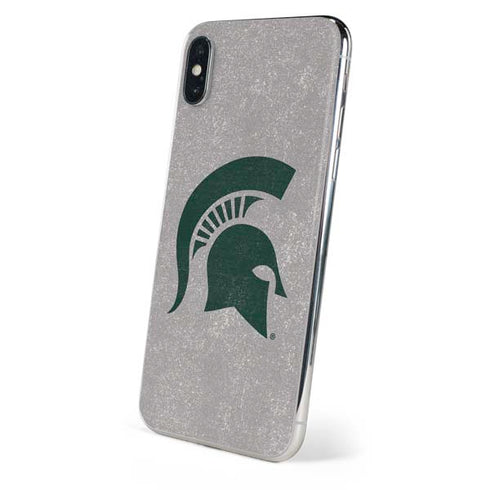 Michigan State University Grey Spartans Logo iPhone XS Max Skin