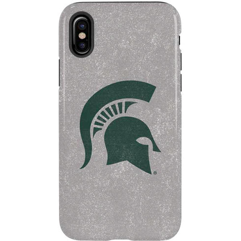 Michigan State University Grey Spartans Logo iPhone XS Pro Case