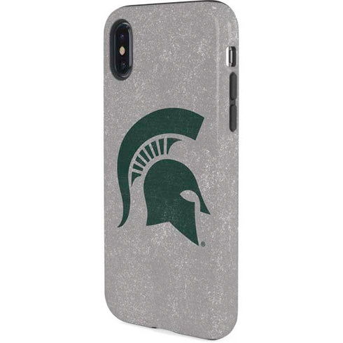 Michigan State University Grey Spartans Logo iPhone XS Pro Case